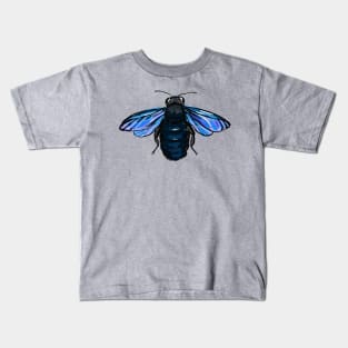 violet carpenter bee Kids T-Shirt